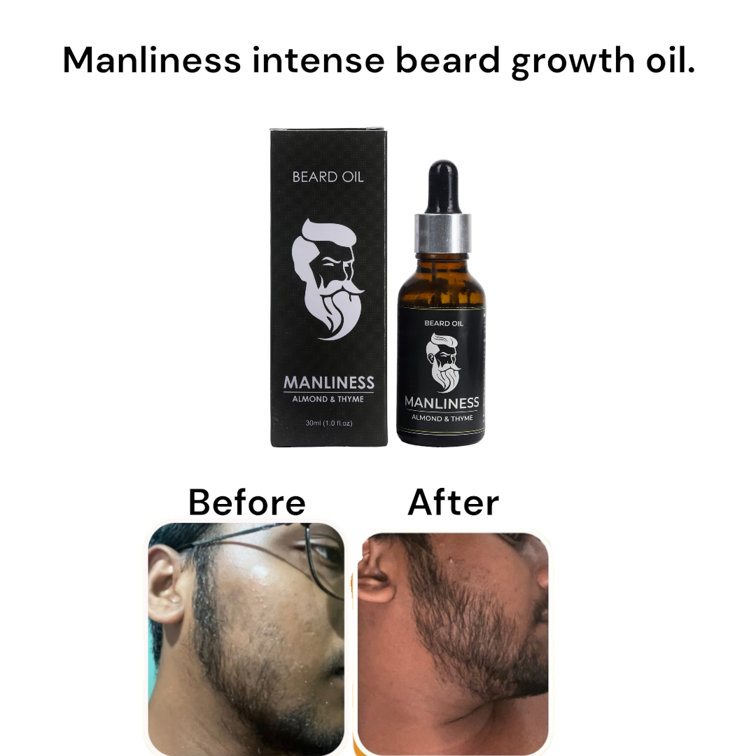 2Combo Manliness dermaroller * Manliness Beard oil spray EFFECTIVE COMBO FOR BEARD .