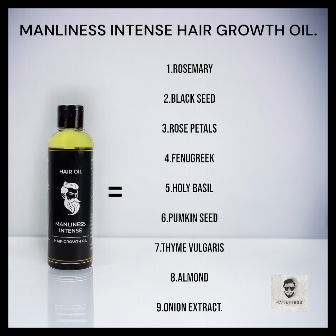 1.Combo Manliness dermaroller* Manliness hair oil EFFECTIVE COMBO FOR HAIR.