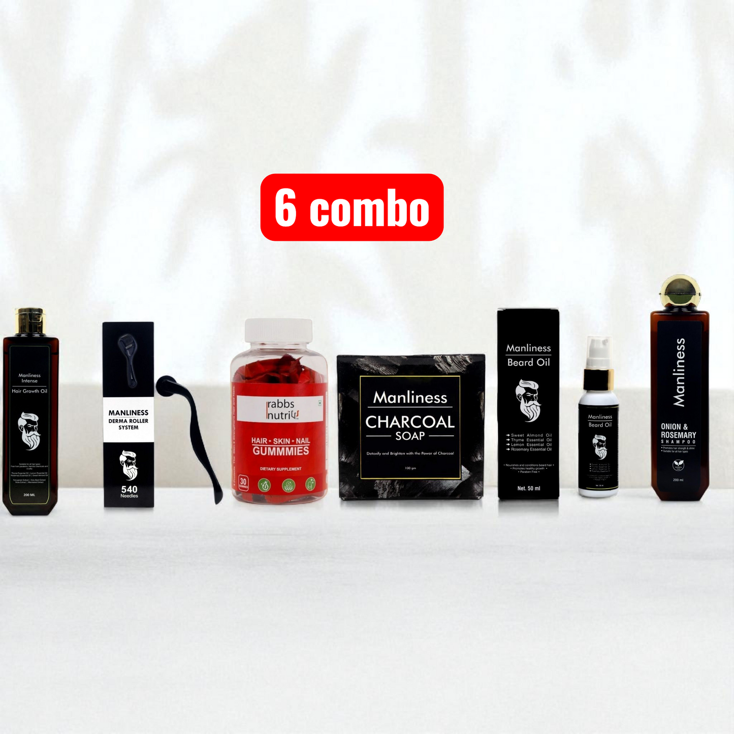 7. Combo Manliness X Rabbs Nutri Combo (Pack of 6)