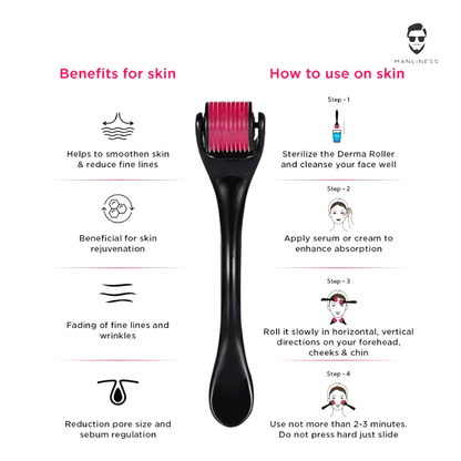 2.Combo Manliness dermaroller * Manliness Beard oil spray EFFECTIVE COMBO FOR BEARD .
