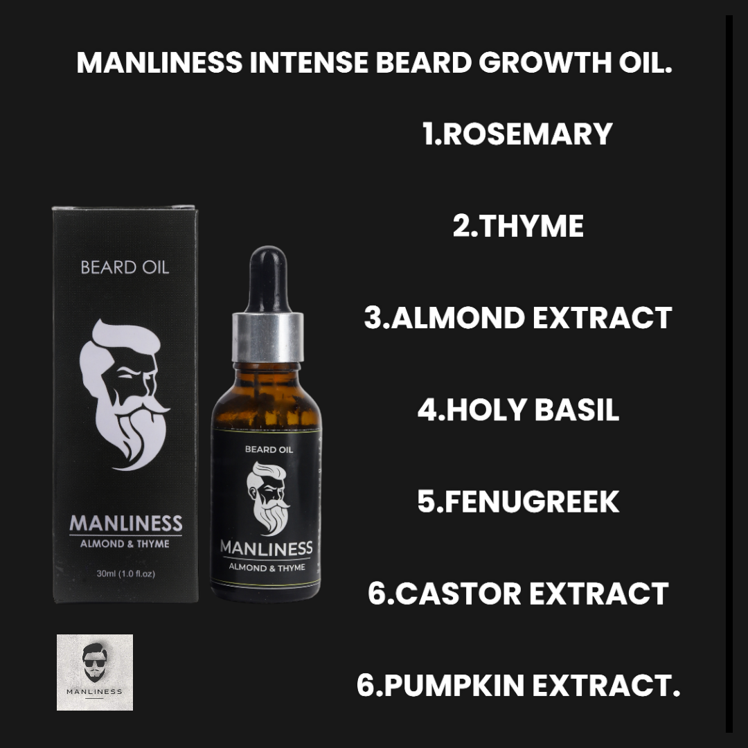 Manliness dermaroller * Manliness Beard oil spray EFFECTIVE COMBO FOR BEARD .