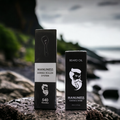 2.Combo Manliness dermaroller * Manliness Beard oil spray EFFECTIVE COMBO FOR BEARD .